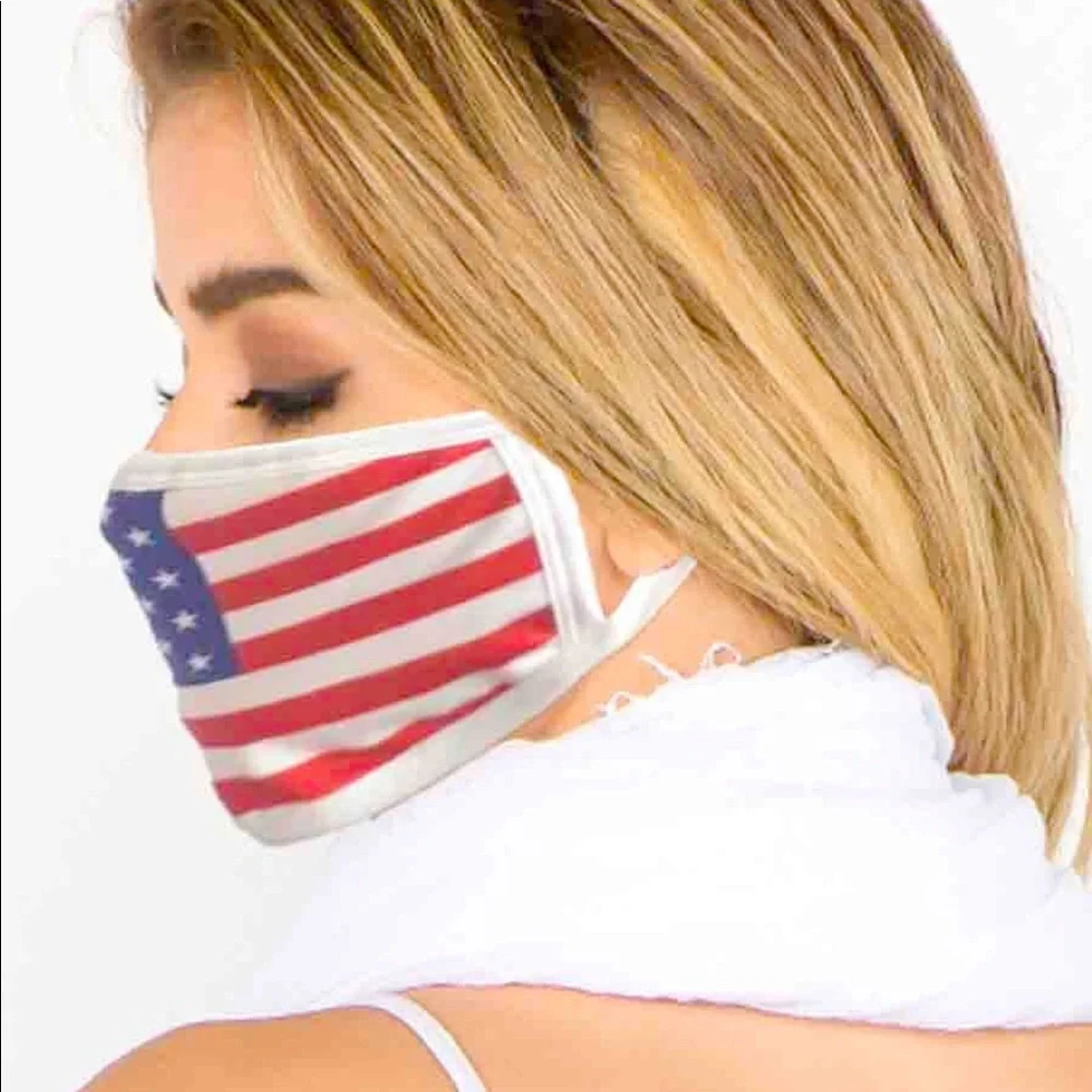 Cloth fashion Patriotic flag mask New in package